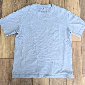 H&M Men’s Crew Neck Short Sleeve Tee in Light Blue
